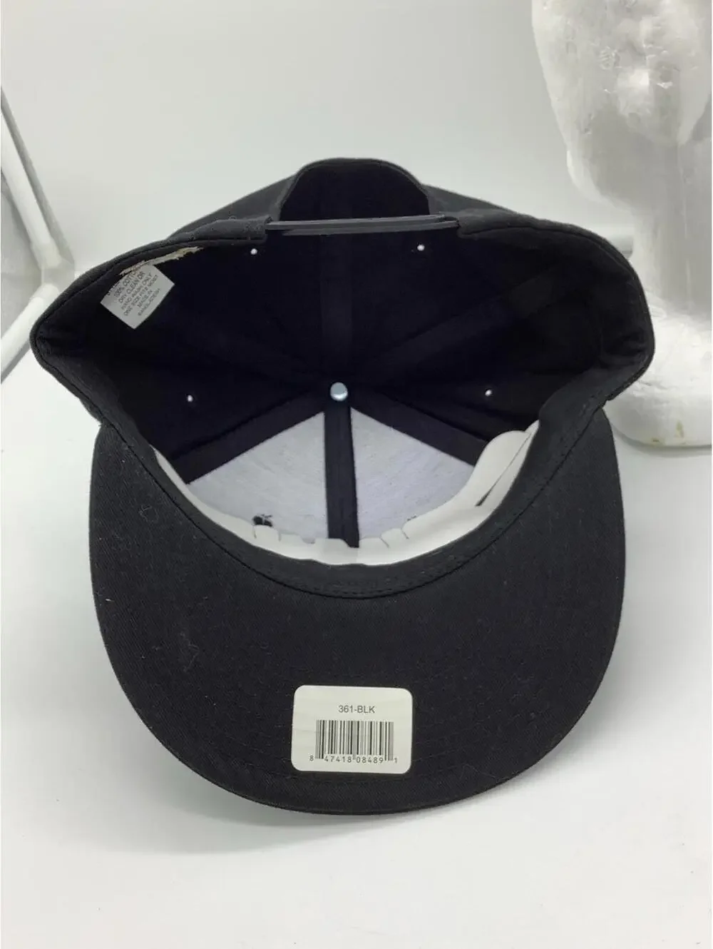 DECKY Gold Gas Mask Hat - Black SnapBack Cap (New With Tags)